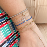 14K Solid Yellow Gold Paperclip Bracelet