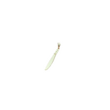 925 Sterling Silver or 14K Yellow Gold-Plated Custom Engravable Machete Pendant