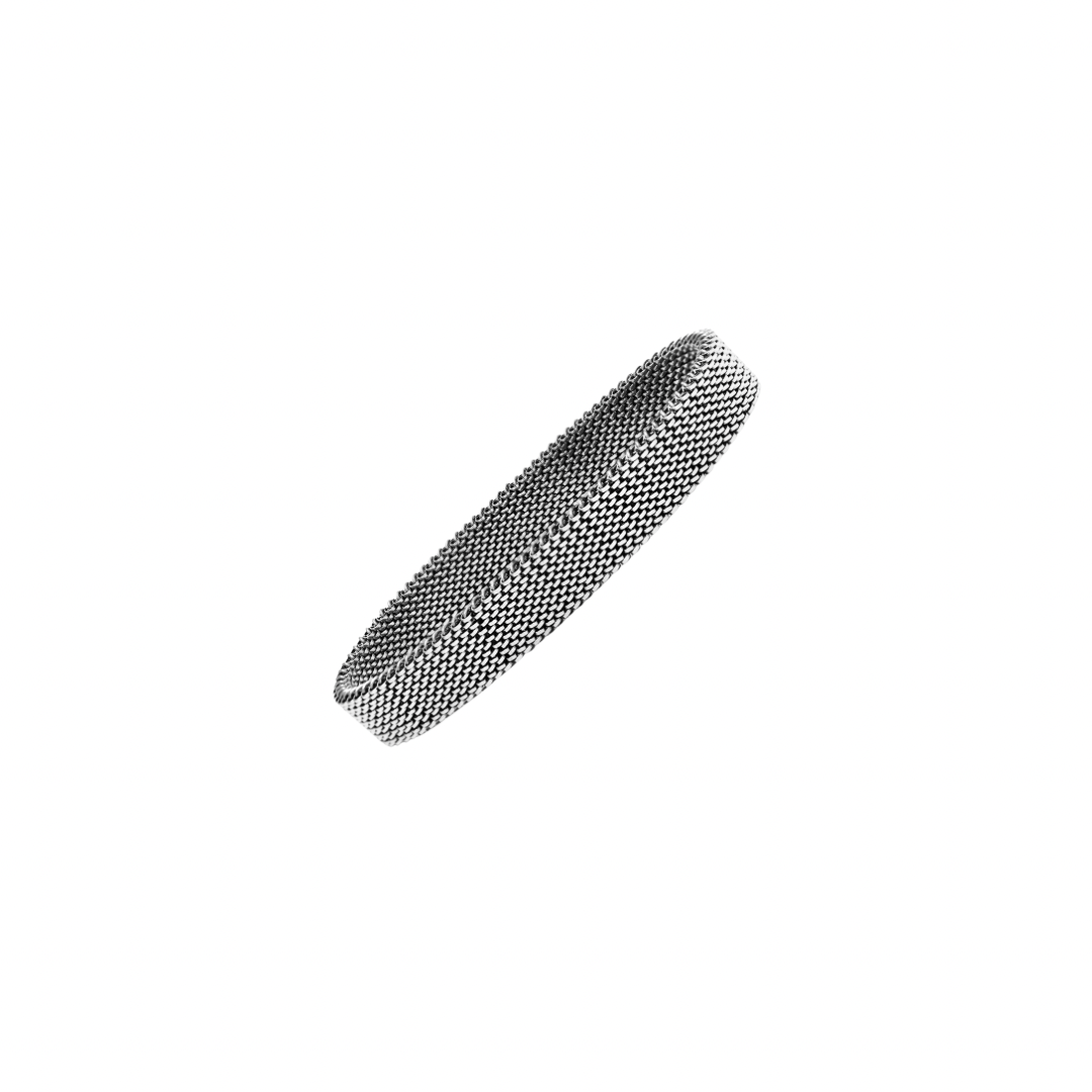 Metallic cylindrical object on a white background