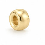     14K solid yellow gold spacer bead for charms and fine jewelry making