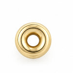     14K solid yellow gold spacer bead for charms and fine jewelry making