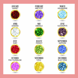 14K Solid Gold Birthstone Bezel Bracelet