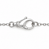 925 Sterling Silver 14" Necklace with Statement Lobster Clasp | Pendant Holder Chain