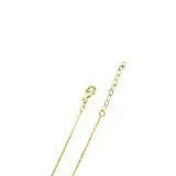 14K Solid Yellow Gold Clover 
Necklace