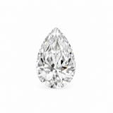 IGI certified 2.02 carat E VS1 pear brilliant lab-grown loose diamond on a white background.