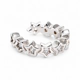 925 Sterling Silver Baguette CZ Ear Cuff