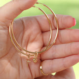 14K Solid Yellow Gold Heart Pendant