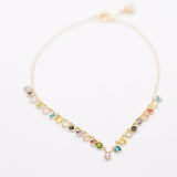 14K Solid Yellow Gold Marcela Necklace