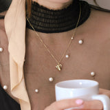 14K Solid Gold Coffee Pot Pendant – Greca