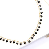 14K Solid Yellow Gold Marcela Necklace