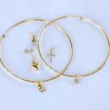 14K Solid Yellow Gold Custom Boy or Girl CZ Pendant