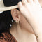 14K Solid Yellow Gold Bold Polished Huggie Hoop Earrings | 2 Sizes