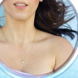 14K Yellow Gold Elephant Pendant