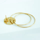 14K Solid Yellow Gold Fancy Earrings