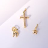 14K Yellow Gold Elephant Pendant
