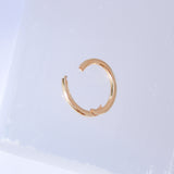 14K Solid Yellow Gold Enhancer Charm Pendant Lock