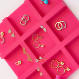 14K Solid Yellow Gold Mini Lock Charm