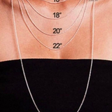 14K Solid Yellow Gold Love Necklace with a Diamond