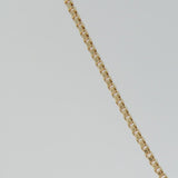 14K Solid Yellow Gold Box Chain