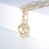 14K Solid Yellow Gold Hand Crafted Vintage Paperclip Chain