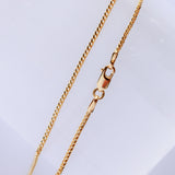 14K Solid Yellow Gold Franco Chain