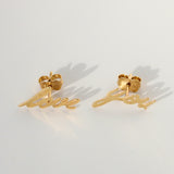 Love You Mismatched Stud Earrings