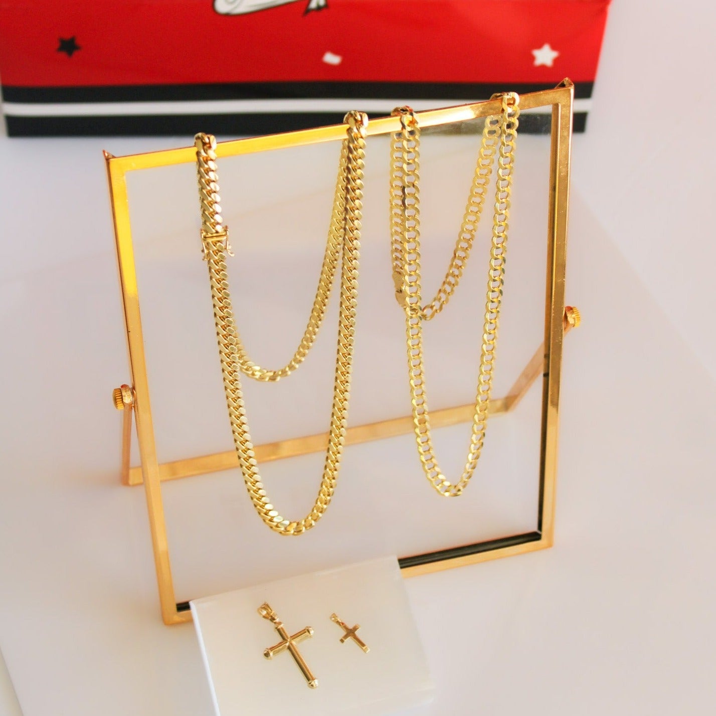 14K Solid Yellow Gold 6mm Cuban American Chain 22”