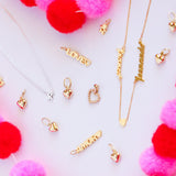 14K Solid Yellow Gold Heart Pendant