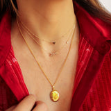 14K Solid Yellow Gold Baby Curb Link Chain