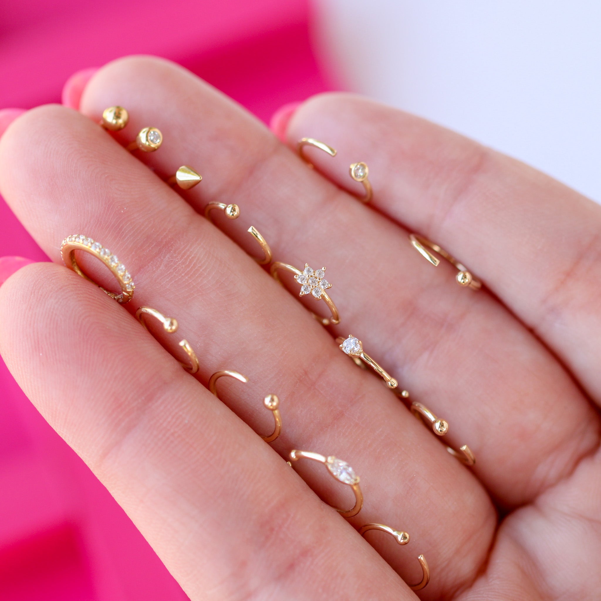Body Gems Body Piercing Jewelry | Gold, Silver & More for Women & Men | Laraquel ...