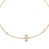 Customizable 14K Solid Yellow Gold Initial Diamond Bracelet