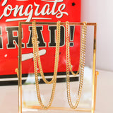 14K Solid Yellow Gold 6mm Cuban American Chain