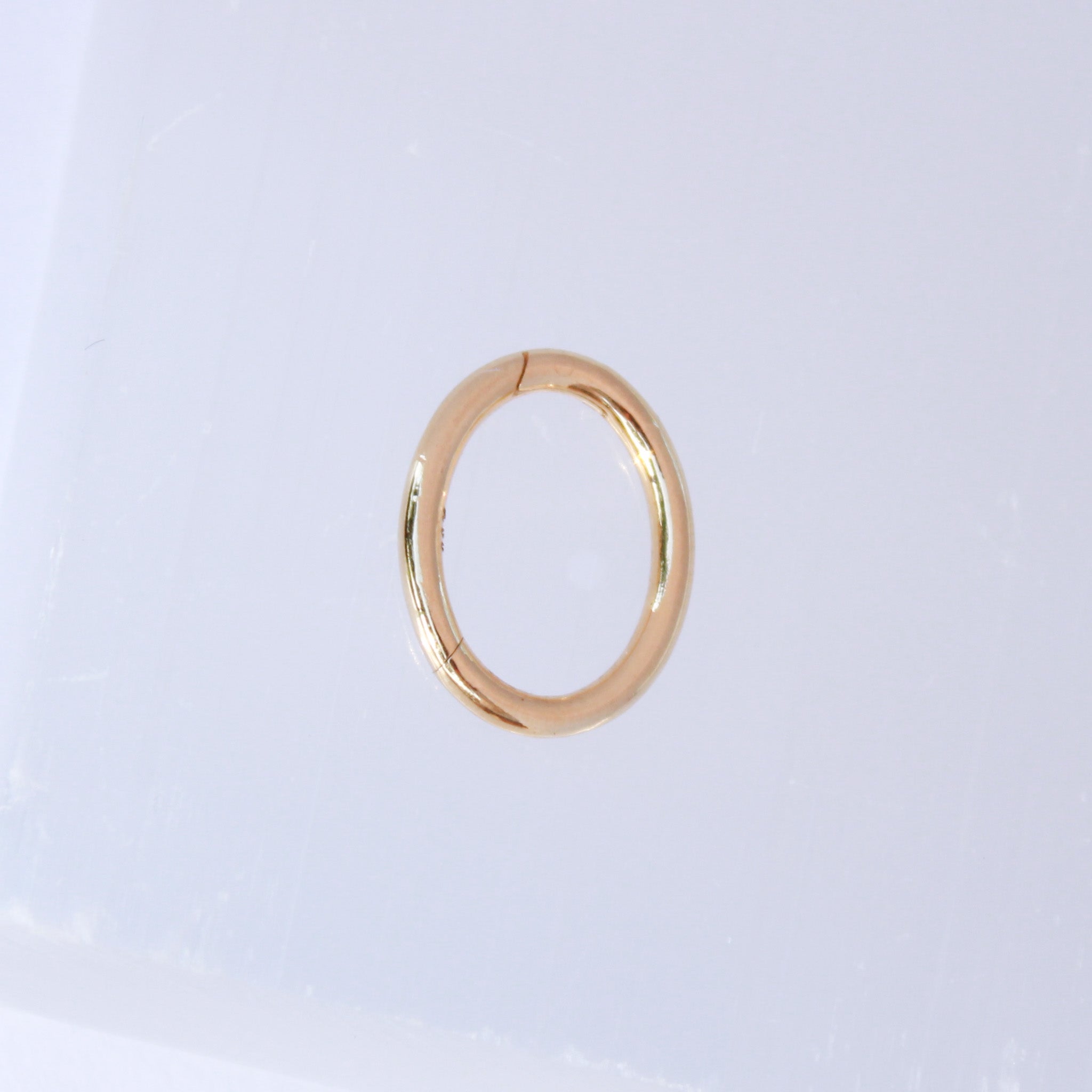 14K Solid Yellow Gold Enhancer Charm Pendant Lock